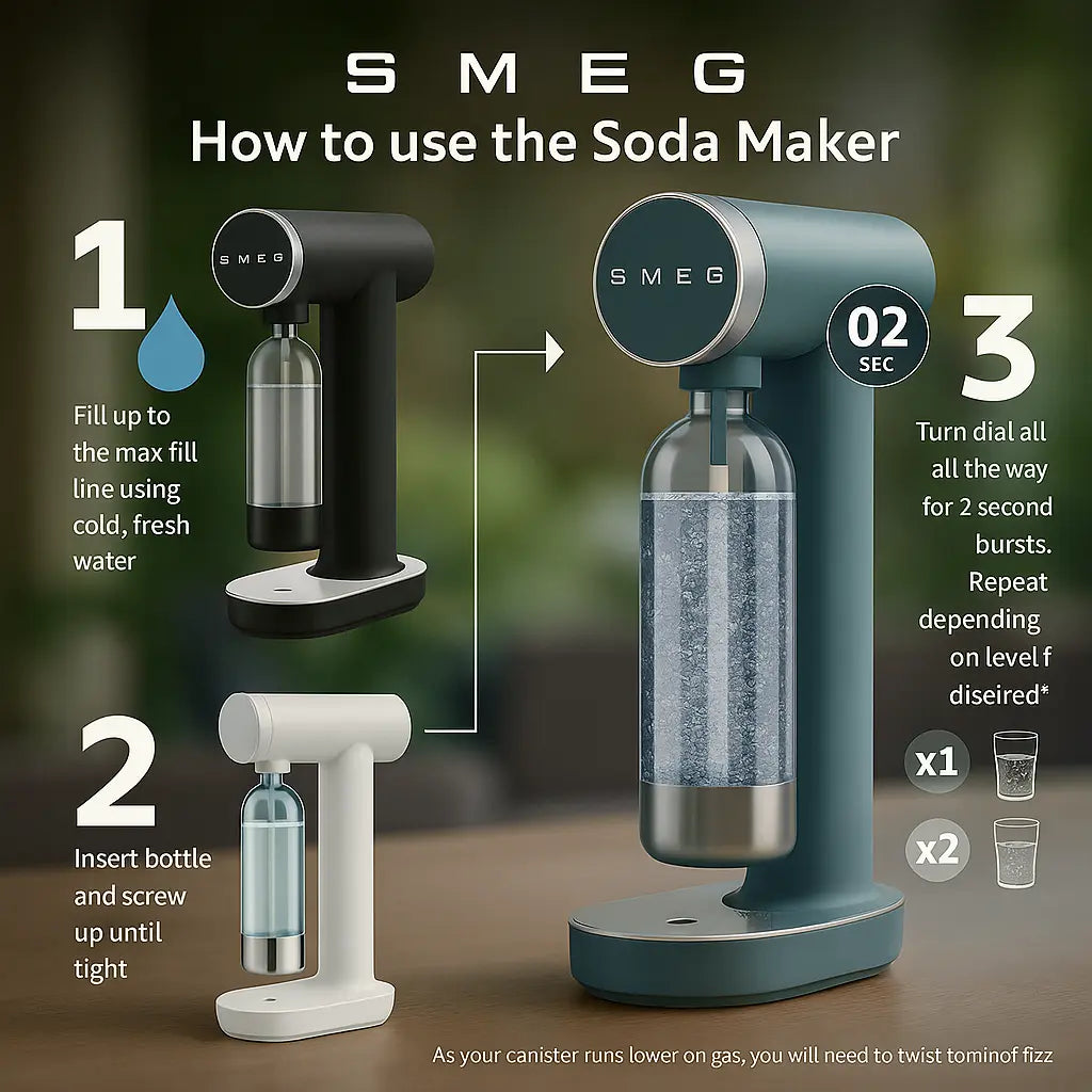 𝗦 𝗠 𝗘 𝗚 Machine à Soda et Eau Gazeuse