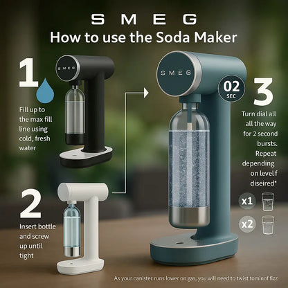 𝗦 𝗠 𝗘 𝗚 Machine à Soda et Eau Gazeuse